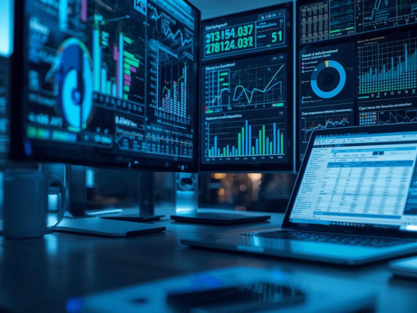 Automated reporting and KPI dashboards